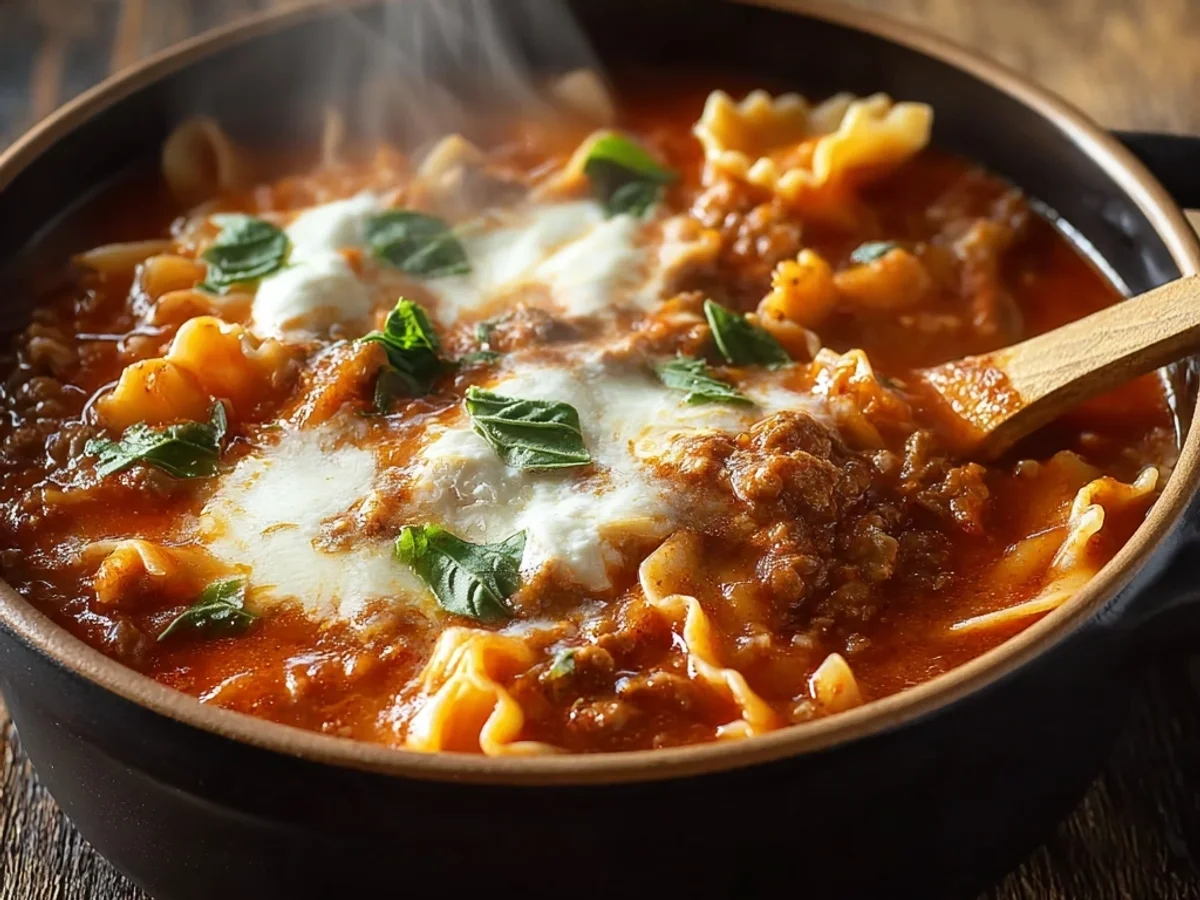 Hearty Crock Pot Lasagna Soup: Weeknight Comfort - Featured Image