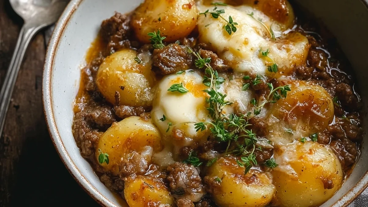 Hearty Crockpot Hamburger Potato Casserole: Easy Dinner