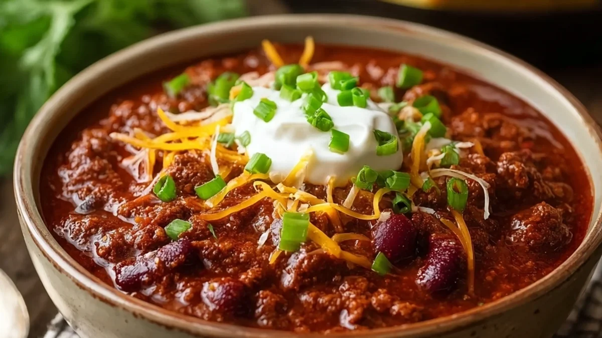 Hearty Easy Slow Cooker Chili Recipe: A Weeknight Hug