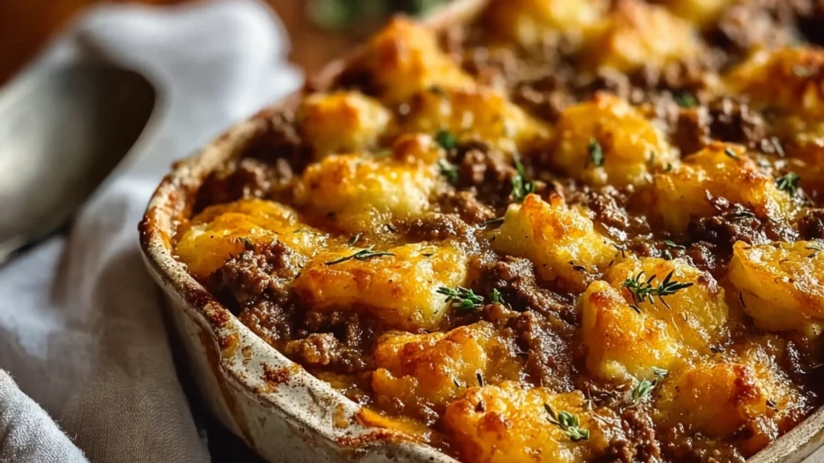 Hearty Hobo Casserole with Ground Beef: Easy Dinner
