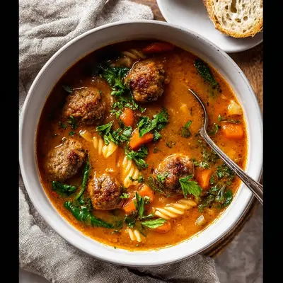 Hearty Meatball Soup: A Warming & Comforting Meal