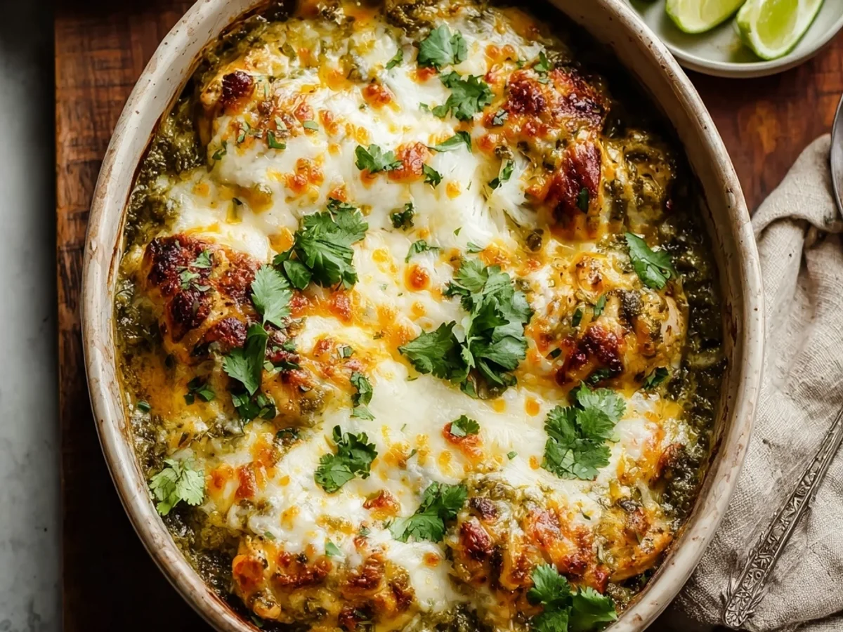 Hearty Salsa Verde Chicken Casserole for Weeknights - Featured Image