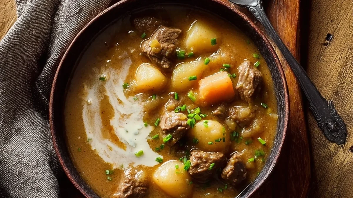 Hearty Steak and Potato Soup for Chilly Evenings