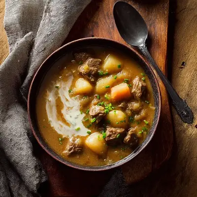 Hearty Steak and Potato Soup for Chilly Evenings