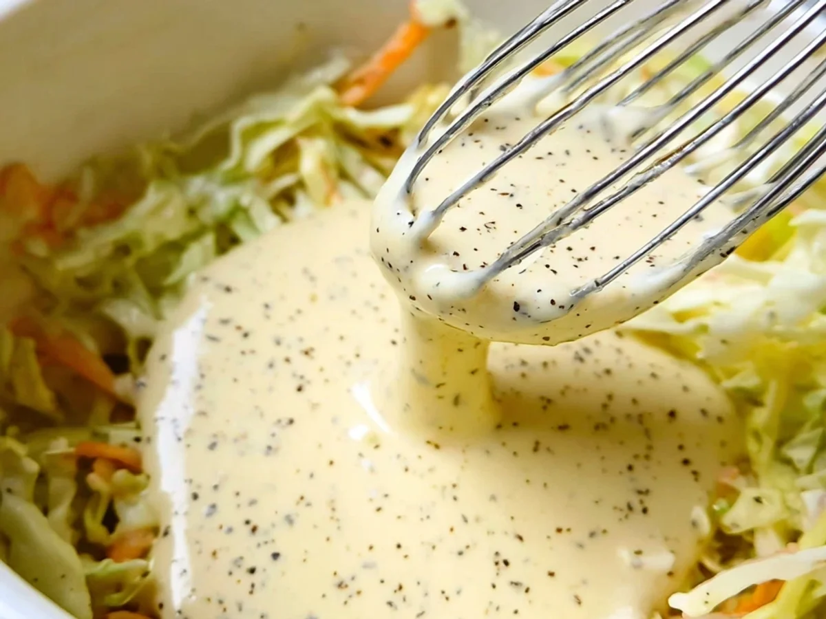 Homemade Coleslaw Dressing: Tangy Creamy Recipe - Featured Image