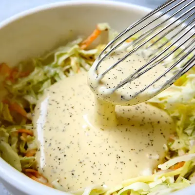 Homemade Coleslaw Dressing: Tangy Creamy Recipe