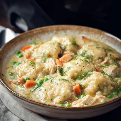Homestyle Slow Cooker Chicken and Dumplings