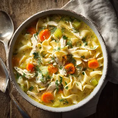 Homestyle Slow Cooker Chicken Noodle Soup