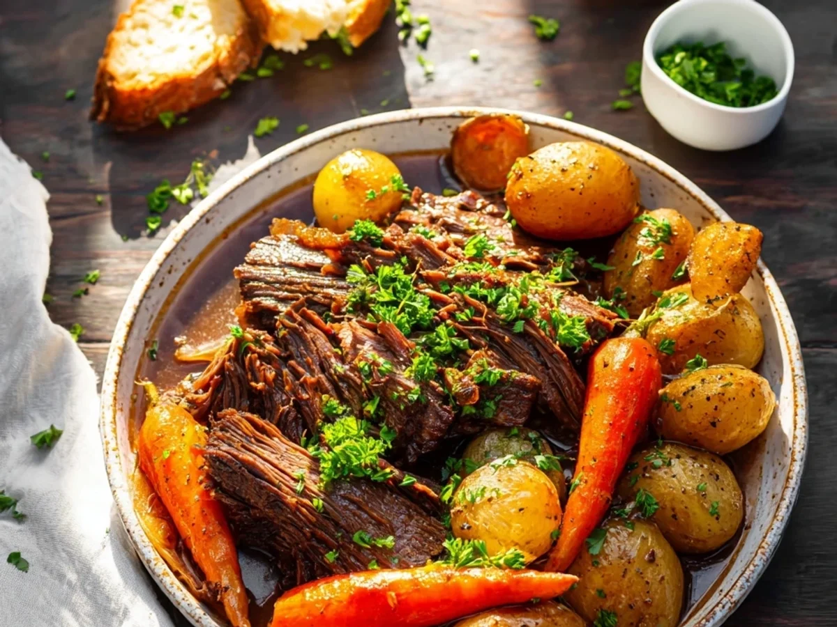 Homestyle Slow Cooker Pot Roast: Tender, Rich, Simple - Featured Image
