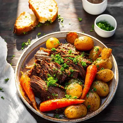 Homestyle Slow Cooker Pot Roast: Tender, Rich, Simple