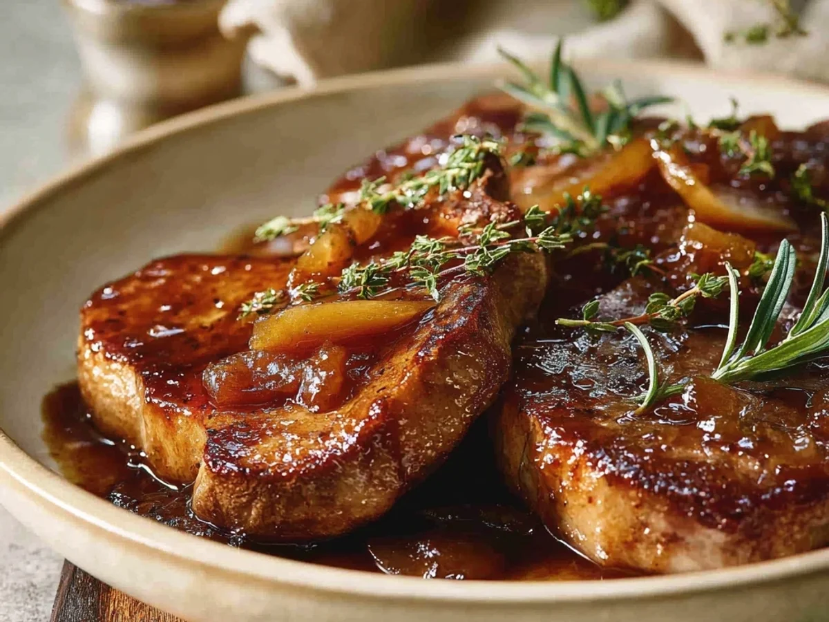 Juicy Apple Butter Lamb Chops: A Flavorful Dinner - Featured Image