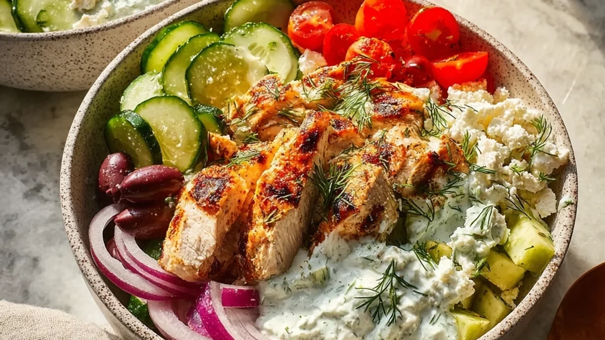 Juicy Greek Chicken Bowls: Easy, Bright Dinners