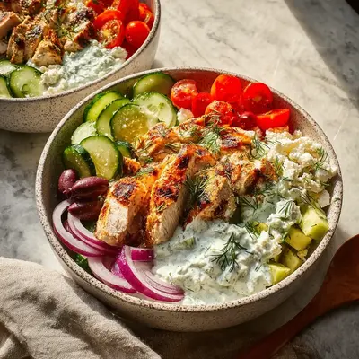 Juicy Greek Chicken Bowls: Easy, Bright Dinners