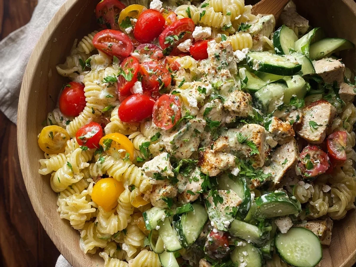 Lemon Herb Chicken Pasta Salad: Bright & Fresh - Featured Image