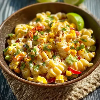 Mexican Street Corn Pasta Salad: Zesty Summer Bowl