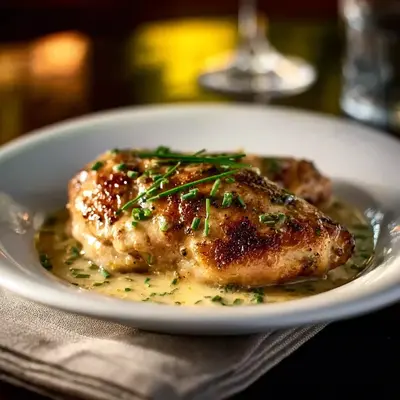 Morton's Steakhouse Chicken Christopher: Creamy Garlic Herb