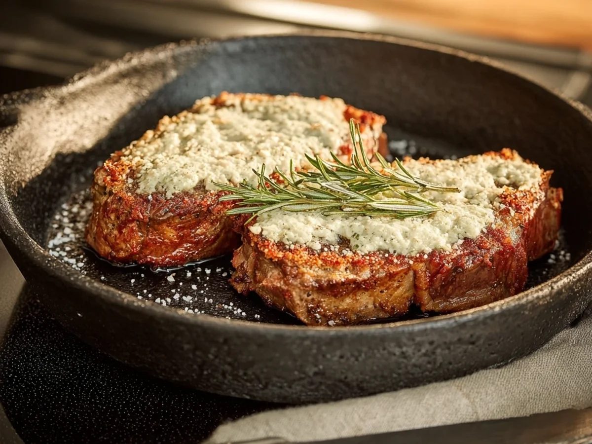 Parmesan Crusted Steak: Skillet-Seared & Flavorful - Featured Image