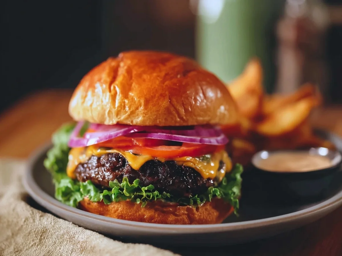 Quick Air Fryer Frozen Burgers: Easy Weeknight Meal - Featured Image