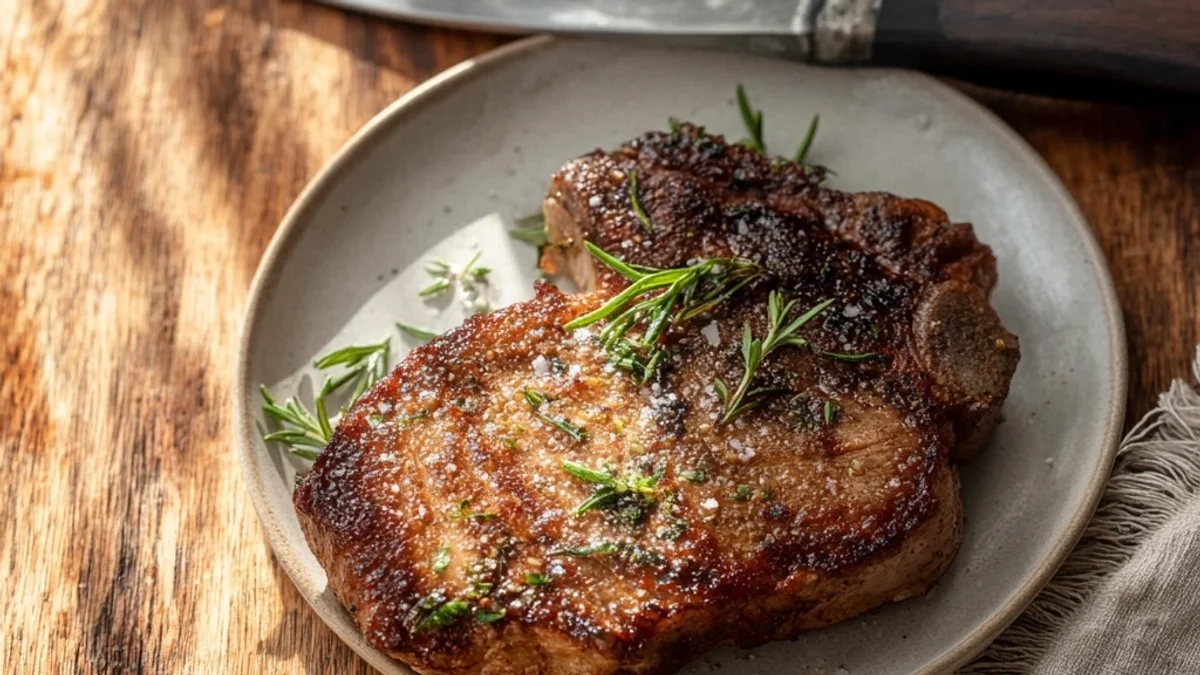 Quick Air Fryer Lamb Chops: Tender & Flavorful