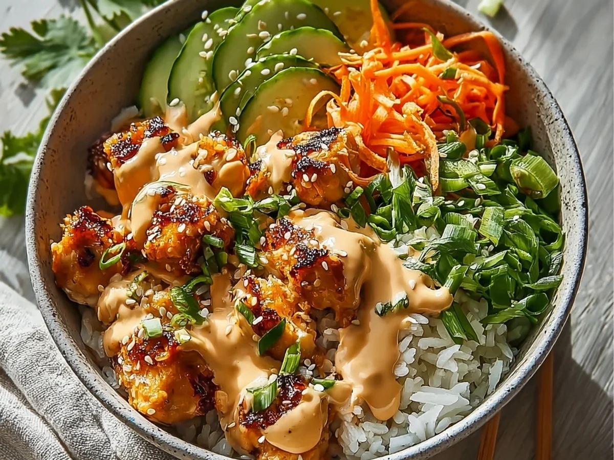 Quick Bang Bang Chicken Bowl: Tangy & Creamy - Featured Image