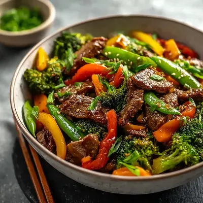 Quick Beef Stir Fry with Crisp Vegetables