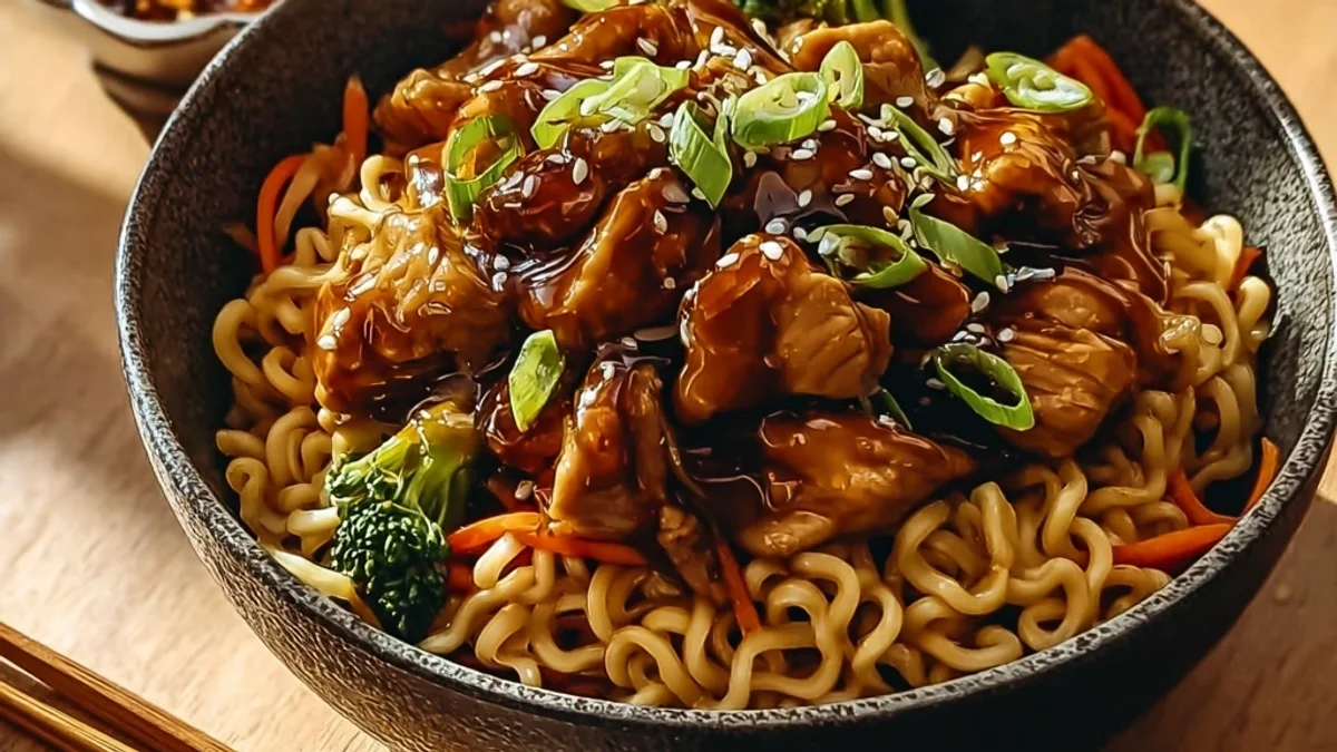 Quick Chicken Teriyaki Noodles for Weeknight Comfort