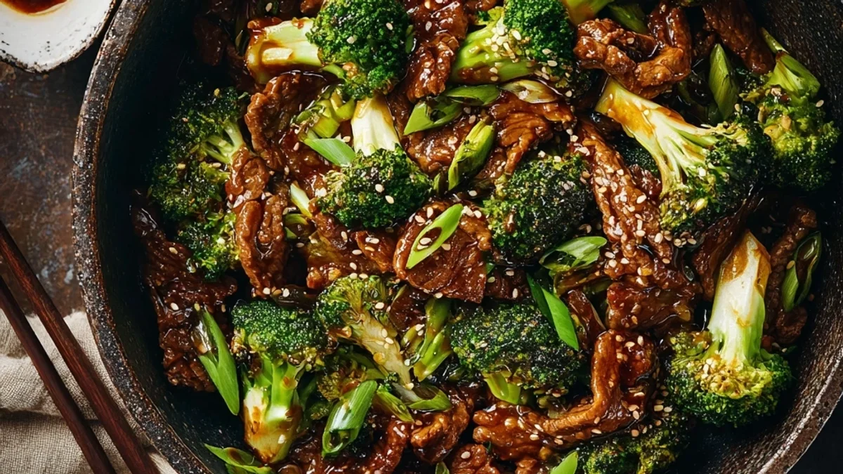 Quick Chinese Beef and Broccoli Stir-fry