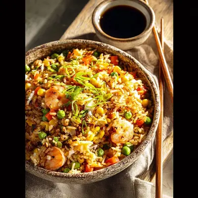 Quick Homestyle Easy Fried Rice Recipe