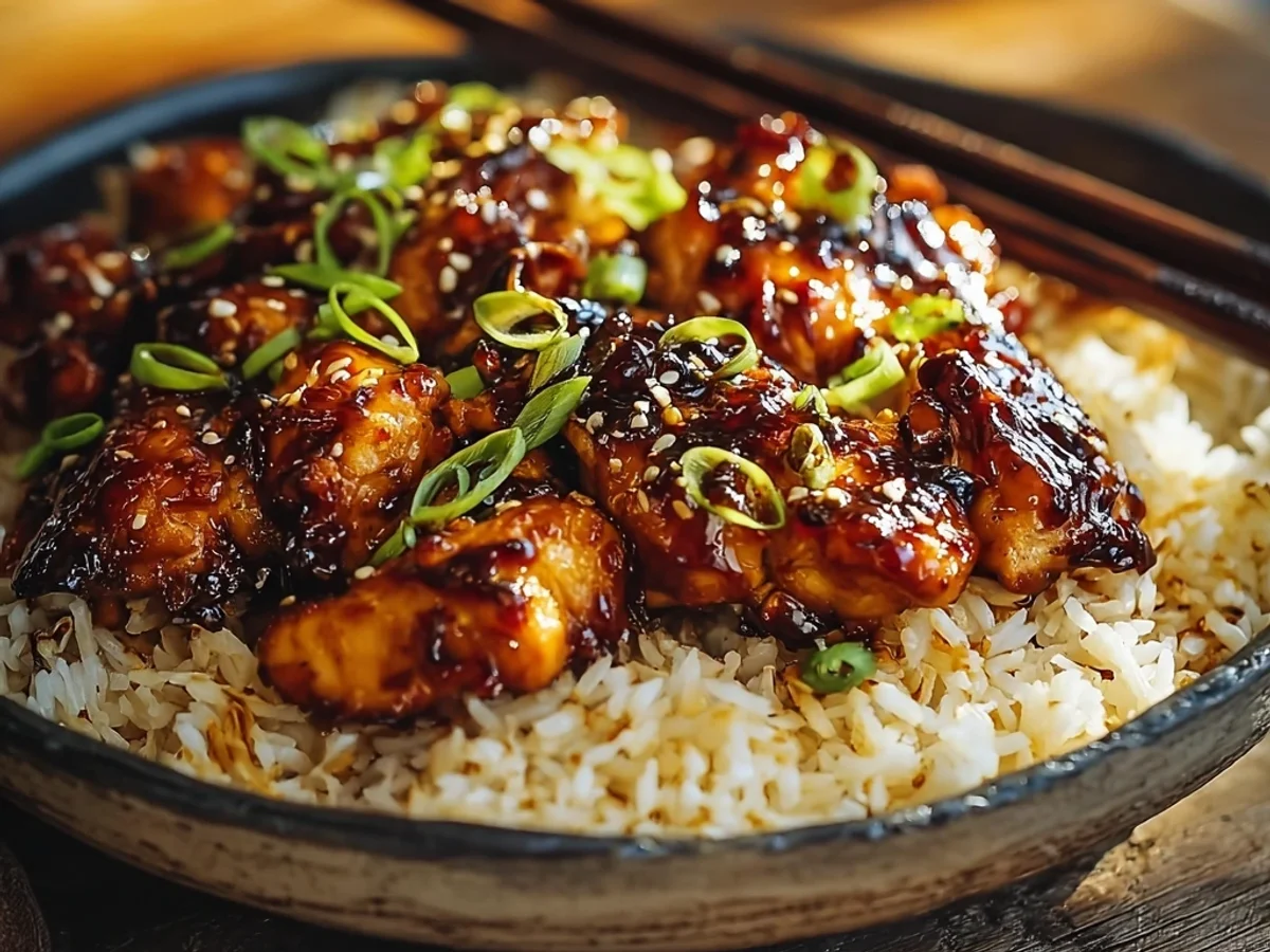 Quick Honey BBQ Chicken Rice: One-Pan Dinner Magic - Featured Image