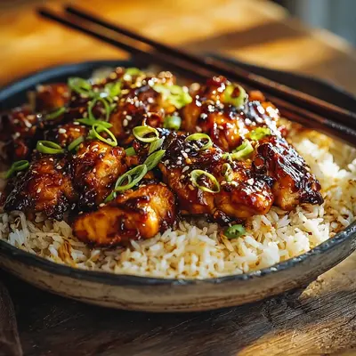 Quick Honey BBQ Chicken Rice: One-Pan Dinner Magic
