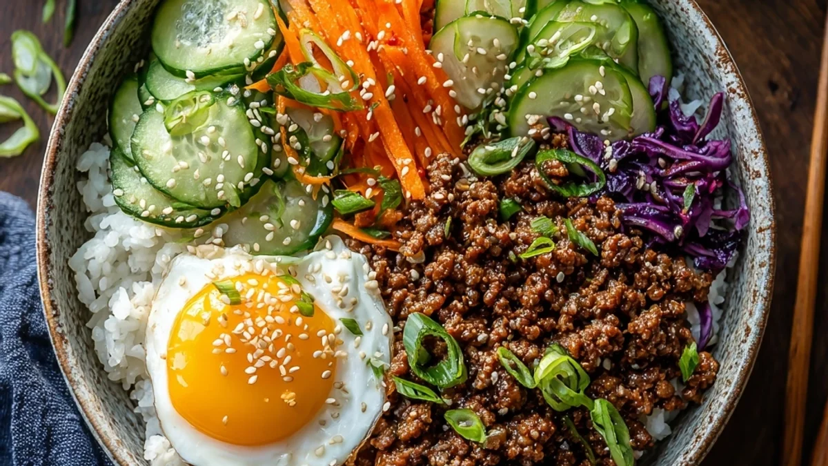 Quick Korean Ground Beef Bowl: Savory & Simple