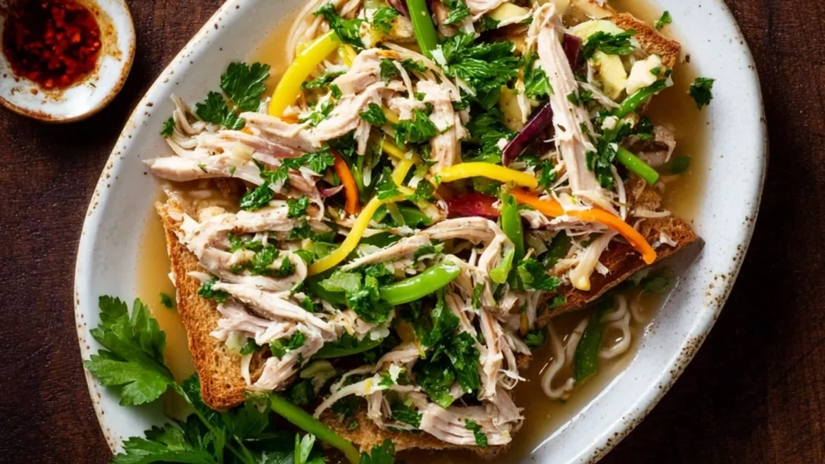 Quick Lemon Herb Leftover Rotisserie Chicken Pasta