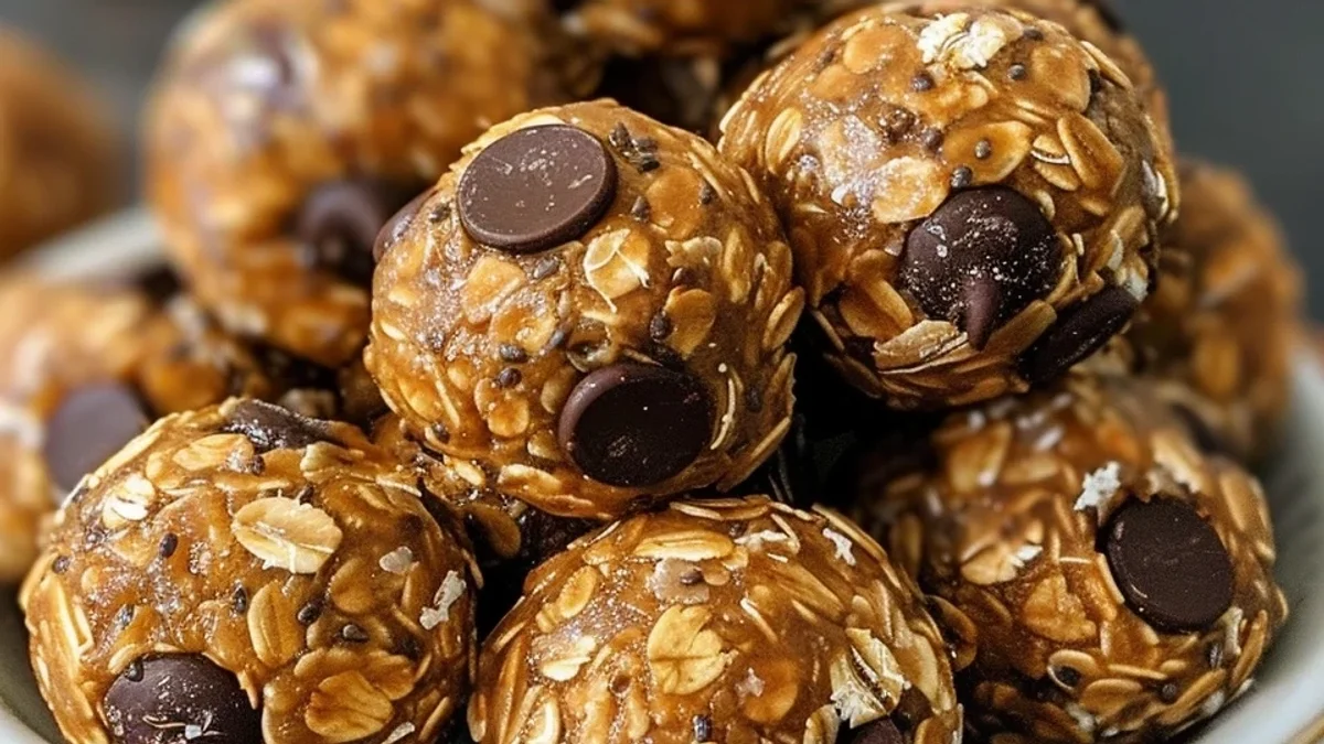 Quick Peanut Butter Energy Balls: Easy Snack Bites