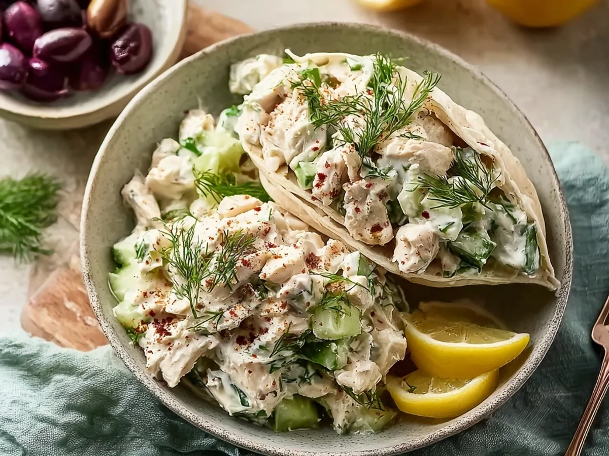 Refreshing Tzatziki Chicken Salad: A Zesty Summer Staple - Featured Image