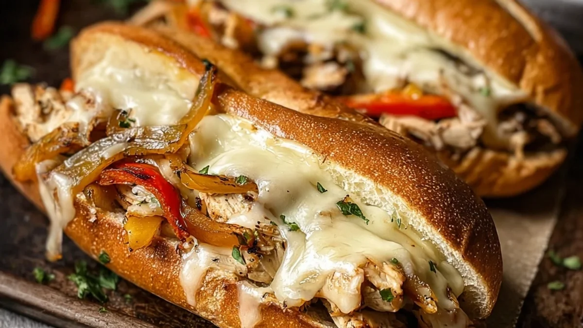 Sizzling Chicken Philly Cheese Steaks: A Homestyle Twist