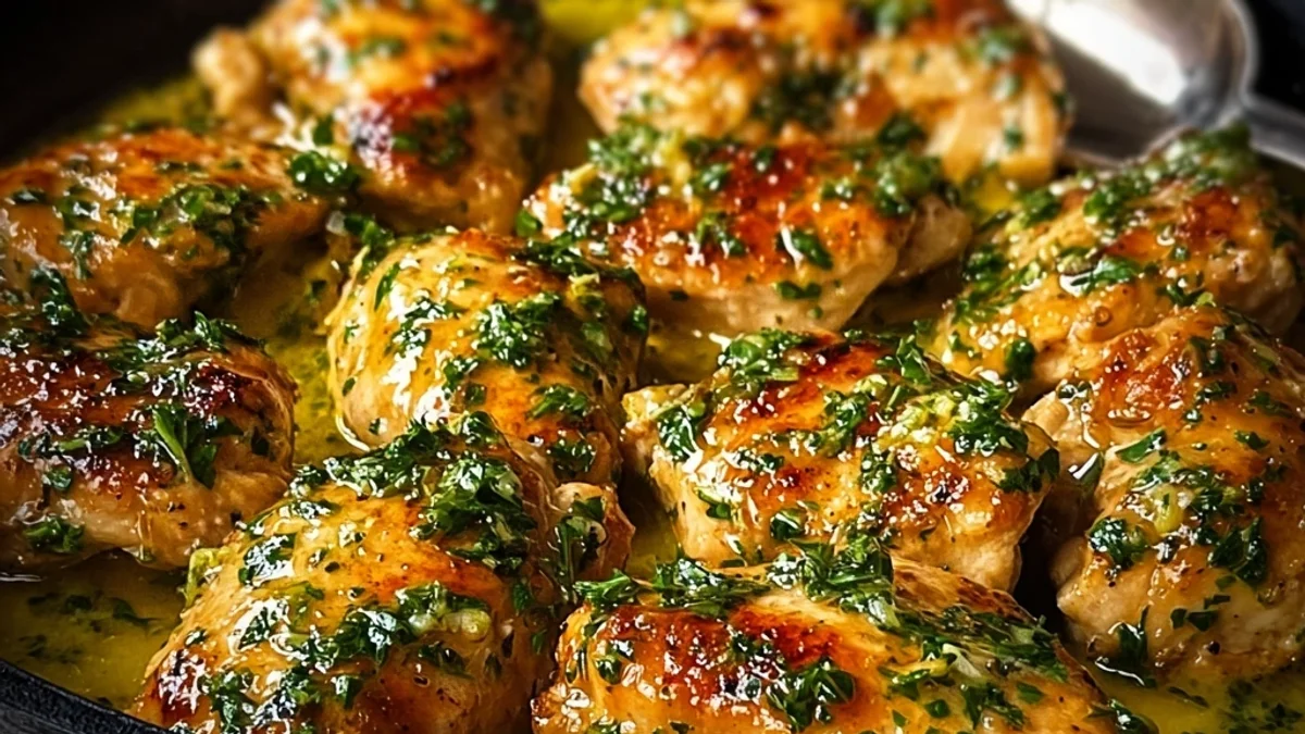 Skillet Garlic Butter Chicken: Texas Roadhouse Style Dinner