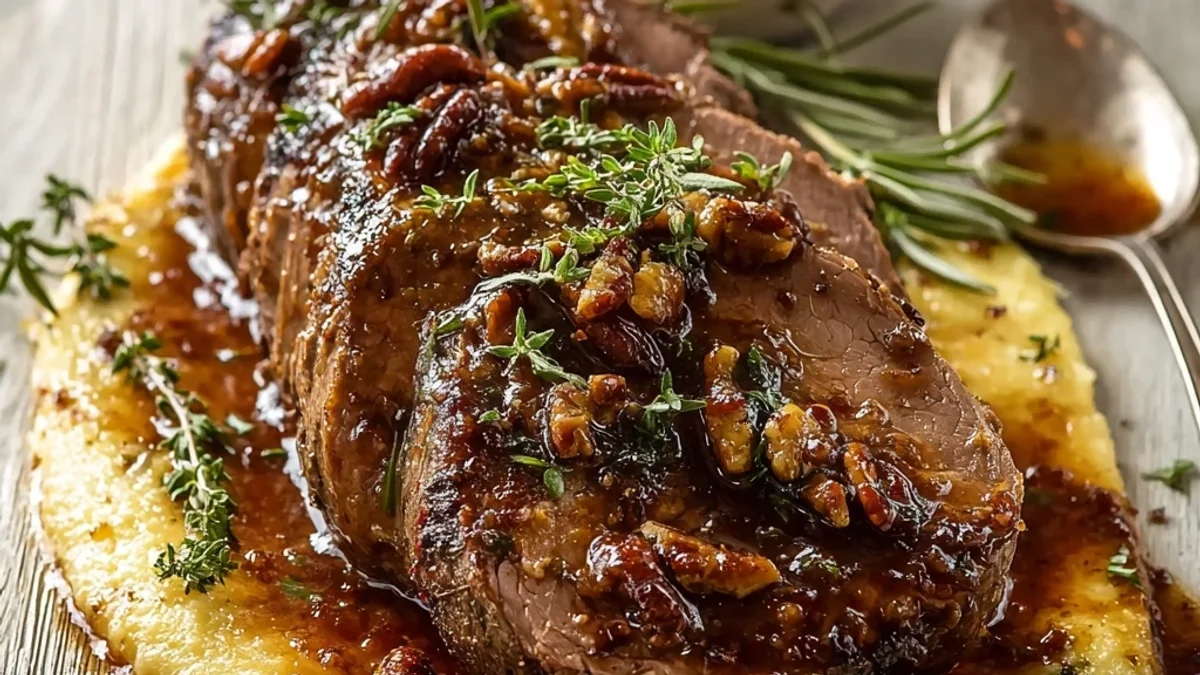 Slow Cooker Apple Butter Lamb Tenderloin: Easy Comfort