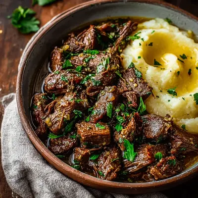 Slow Cooker Garlic Butter Beef: Tender & Flavorful