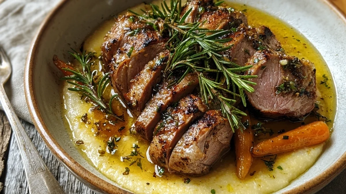 Slow Cooker Lamb Loin: Tender, Savory & So Easy