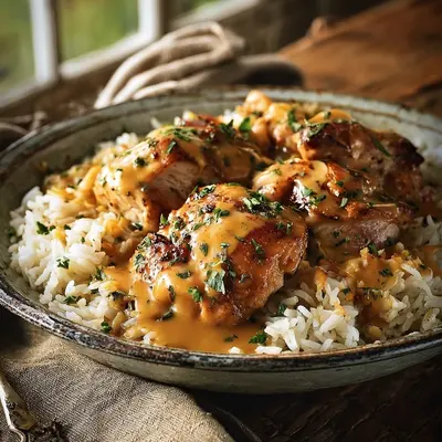 Smothered Chicken and Rice Recipe: Southern Comfort