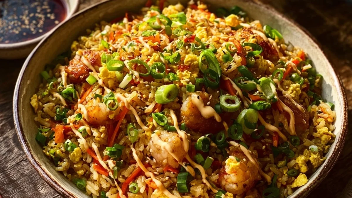 Spicy Bang Bang Fried Rice: Quick Weeknight Meal
