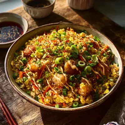 Spicy Bang Bang Fried Rice: Quick Weeknight Meal