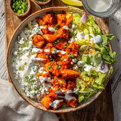 Spicy Buffalo Chicken Bowls: Quick & Flavorful Dinner