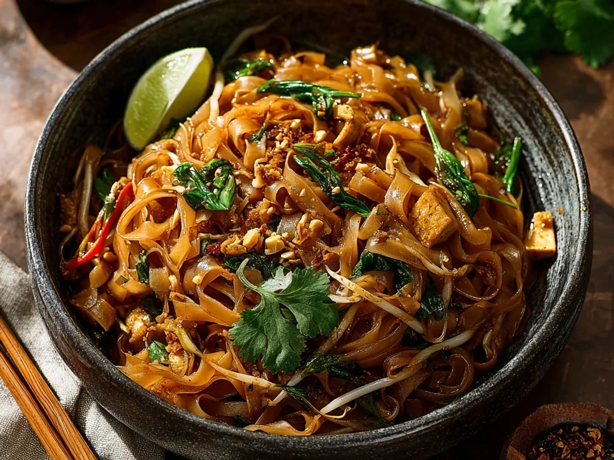Spicy Thai Street Noodles: Quick & Flavorful Stir-Fry - Featured Image