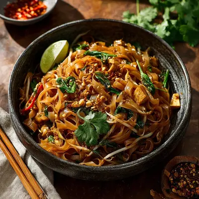 Spicy Thai Street Noodles: Quick & Flavorful Stir-Fry