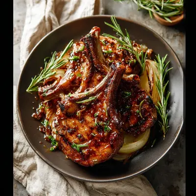 Sweet & Savory Brown Sugar Lamb Chops