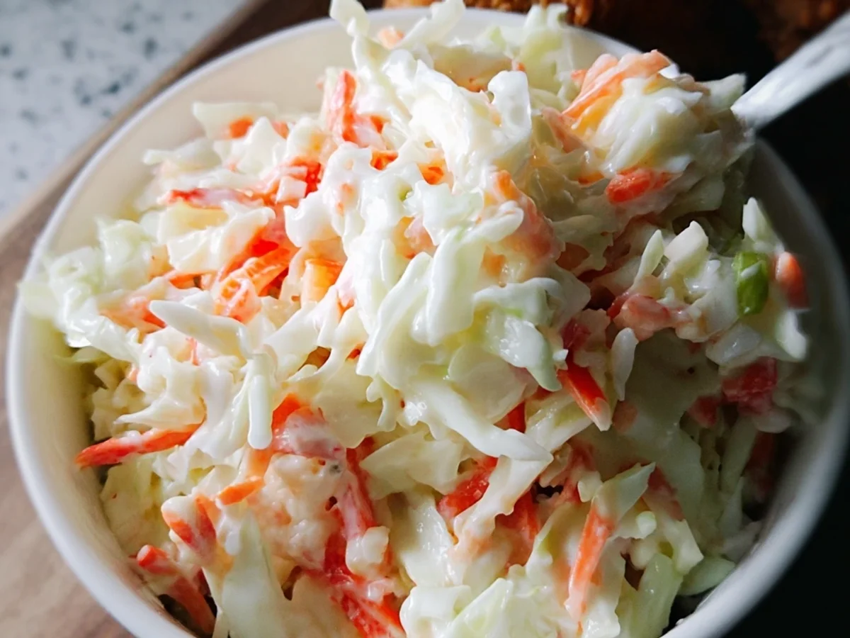 Tangy Homestyle KFC Copycat Coleslaw: My Secret Recipe - Featured Image
