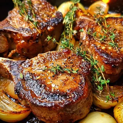 Tender Apple Butter Lamb Chops: Sweet-Savory Perfection