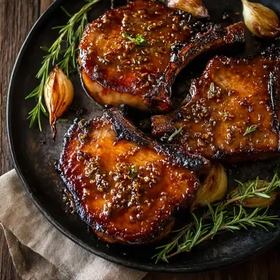 Tender Brown Sugar Garlic Lamb Chops, Pan-Seared