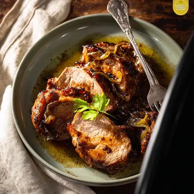 Tender Crock Pot Mississippi Lamb Chops